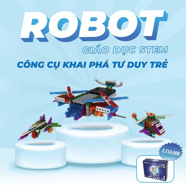 Robot giáo dục stem robotics TPA robot kit 3.1